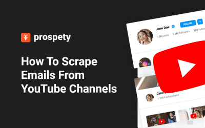 illustration for article on how to scrape emails from youtube channels