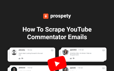 illustration for article on how to scrape youtube video commentator emails